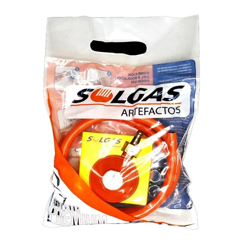 SOLGAS - REGULADOR DE GAS KIT PREMIUM - SOLGAS
