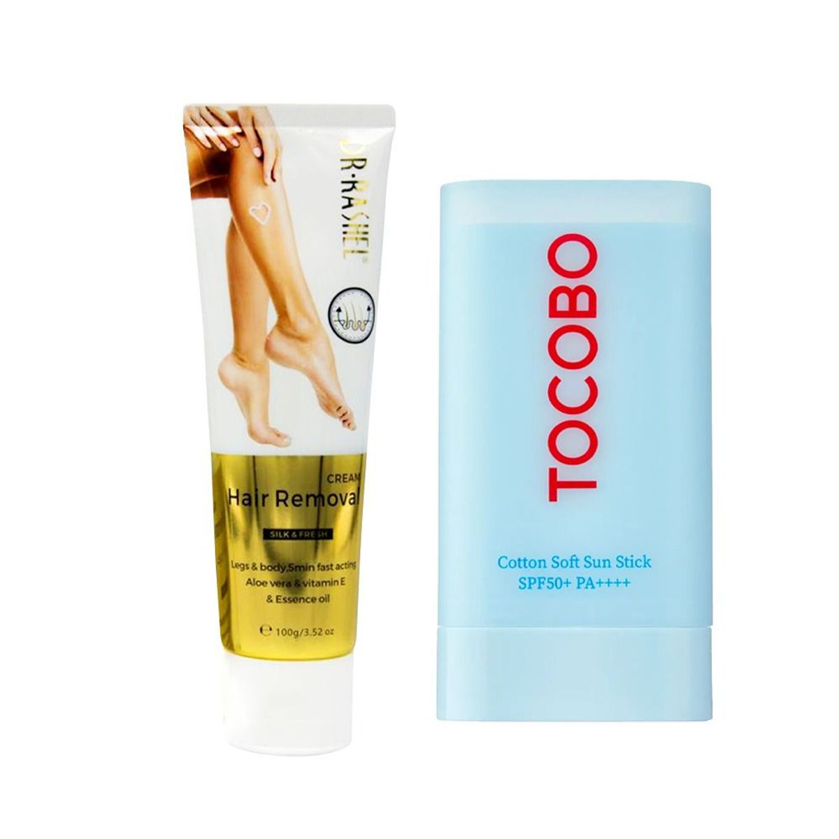 TOCOBO - Barra Solar Tocobo 50 Spf + Crema Depiladora Dr Rashel