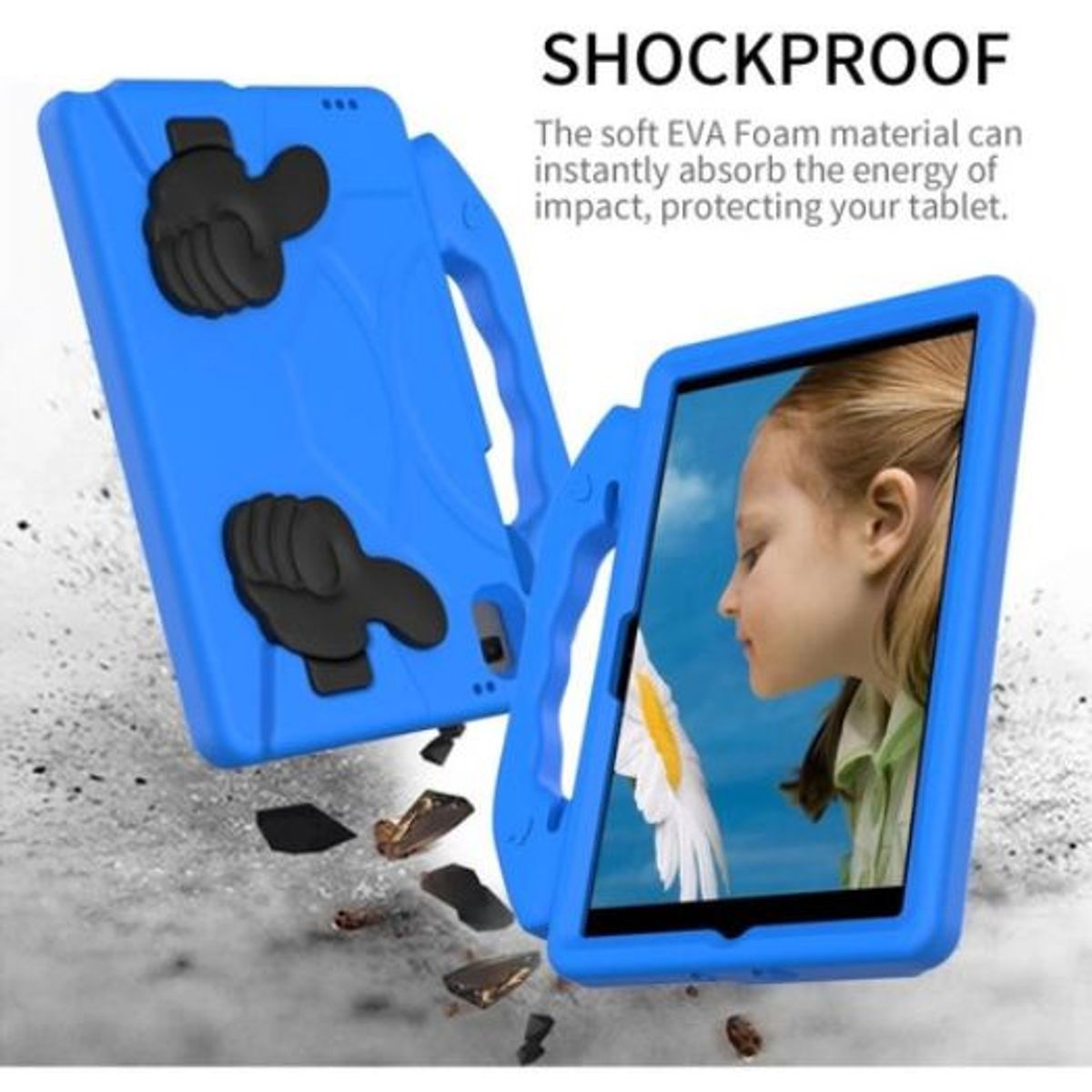 GENERICO - Funda de Goma con Diseño para Tablet Lenovo P11 Plus 11,5 TB-350 Negro