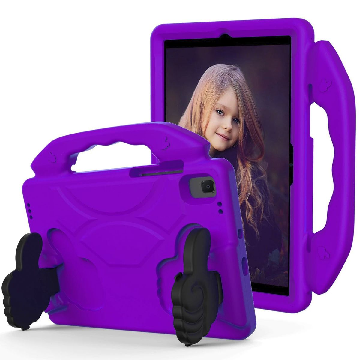 GENERICO - Funda de Goma con Diseño para Tablet Lenovo P11 Plus 11,5 TB350 Morado