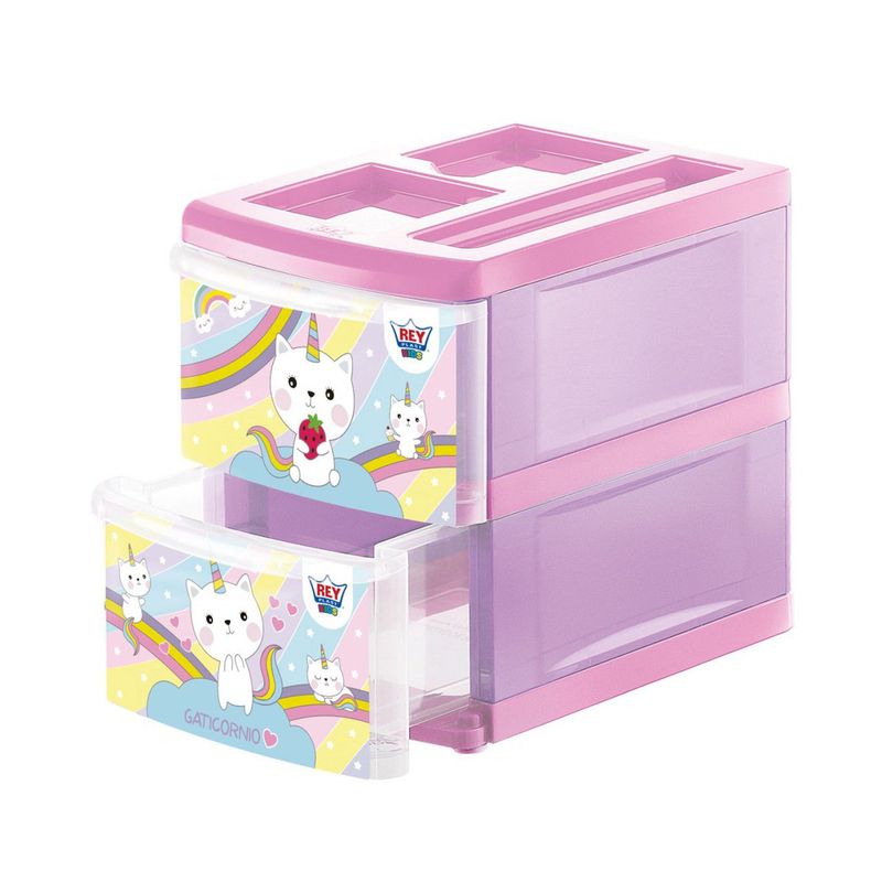 REYPLAST - Organizador Practico x2 Niveles Gaticornio Reyplast