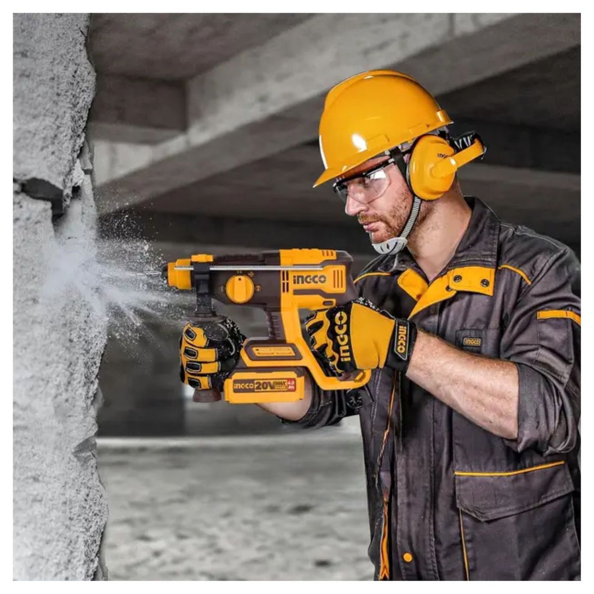 GENERICO - Rotomartillo 20v SDS Plus 2 Joules Ingco