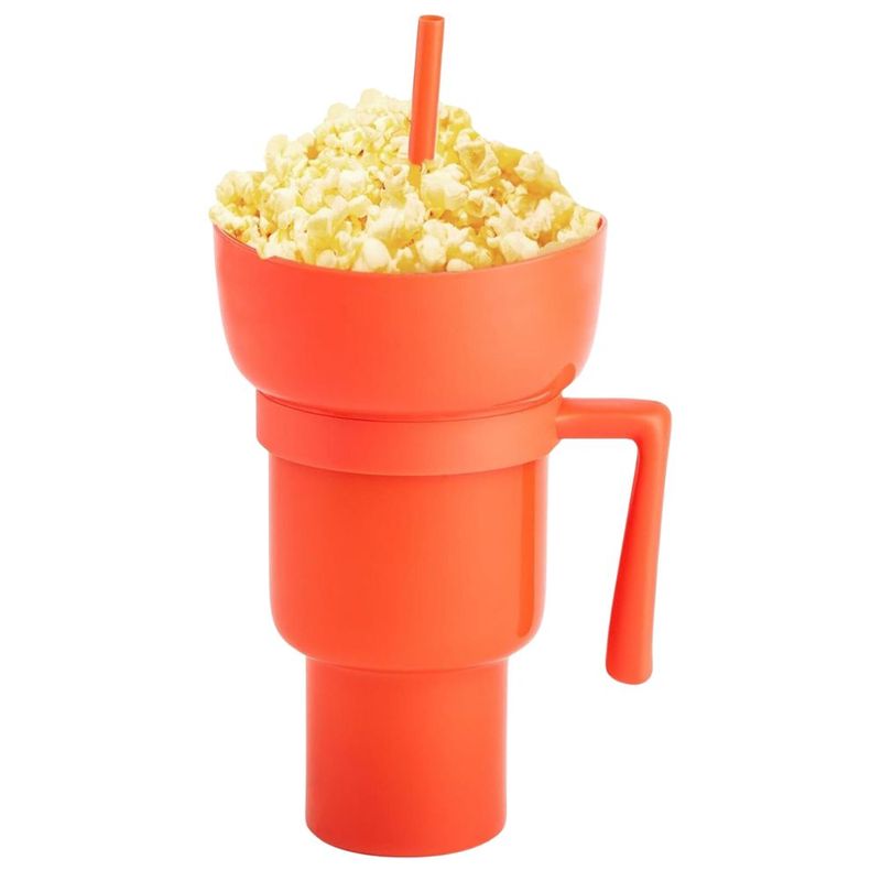 INSPIRA - Vaso Tomatodo 2 en 1 para Bebidas y Snack 950 ml