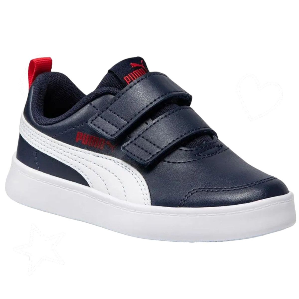 PUMA - Zapatilla Puma Courtflex V2 VPS  371543 01 para Niños.-