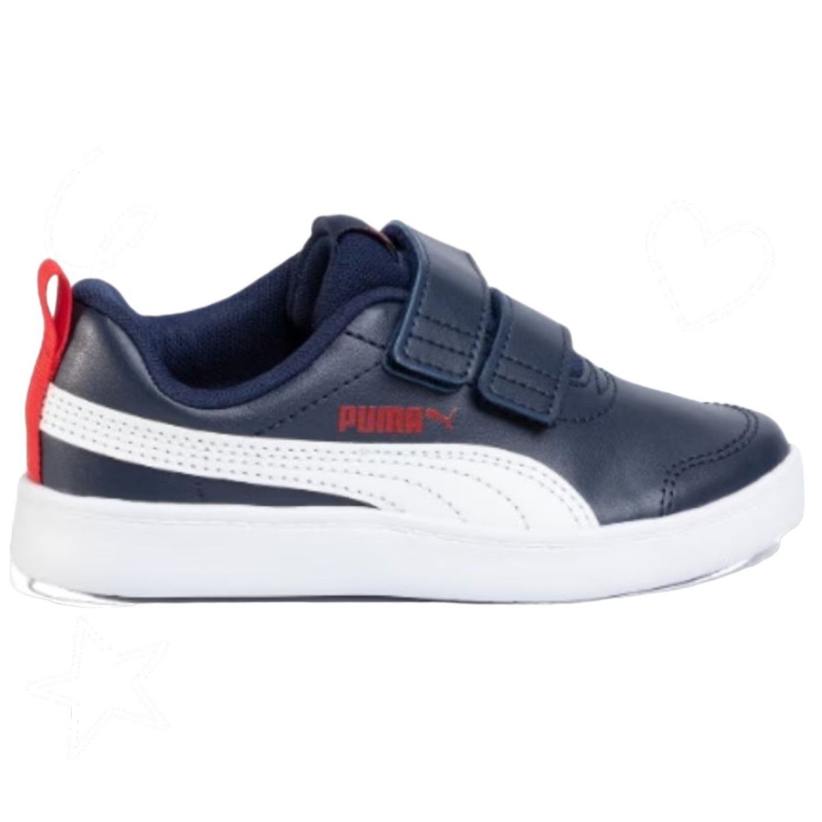 PUMA - Zapatilla Puma Courtflex V2 VPS  371543 01 para Niños.-