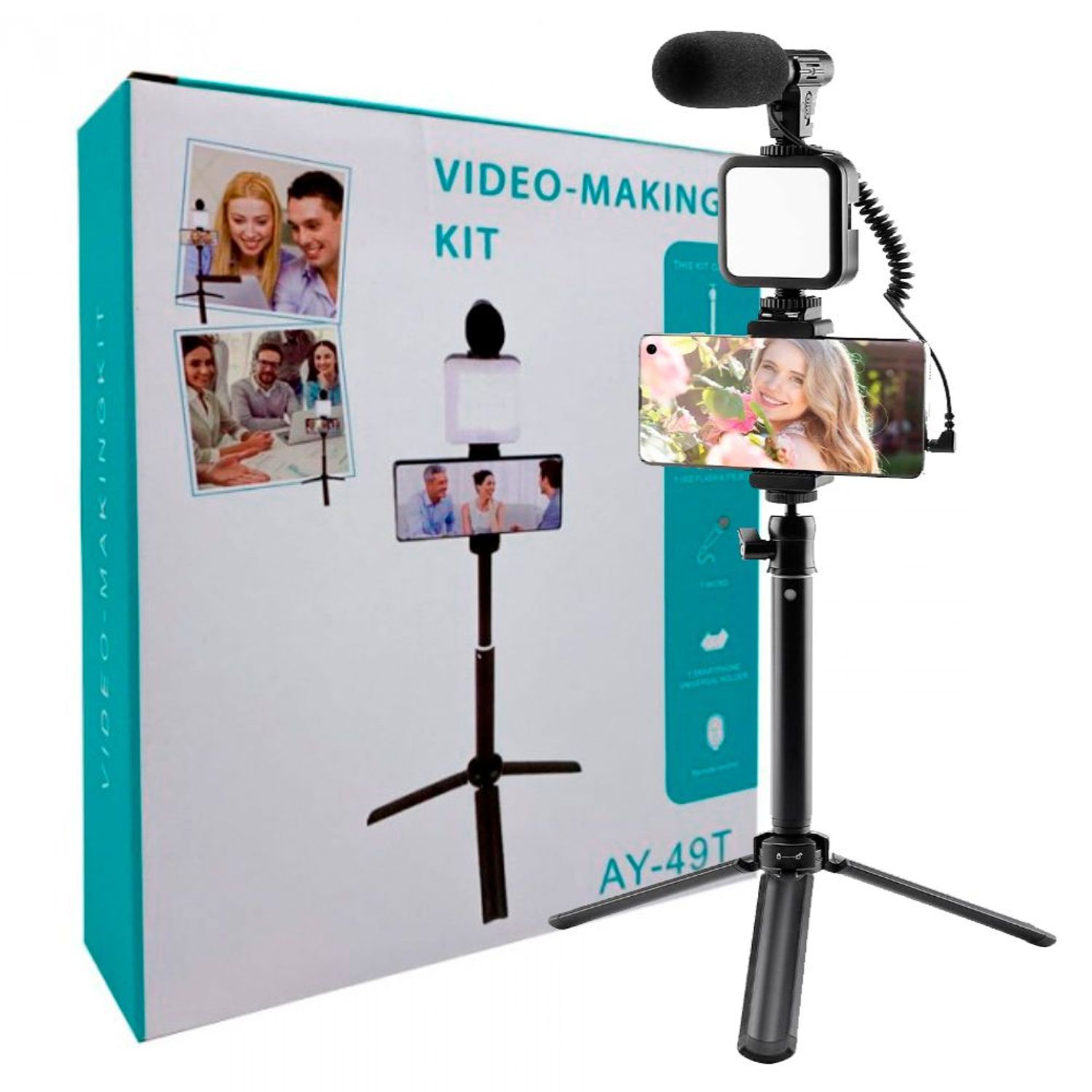 TRIPODE SOPORTE PARA TELEFONO GRABACION TIKTOK ALTA