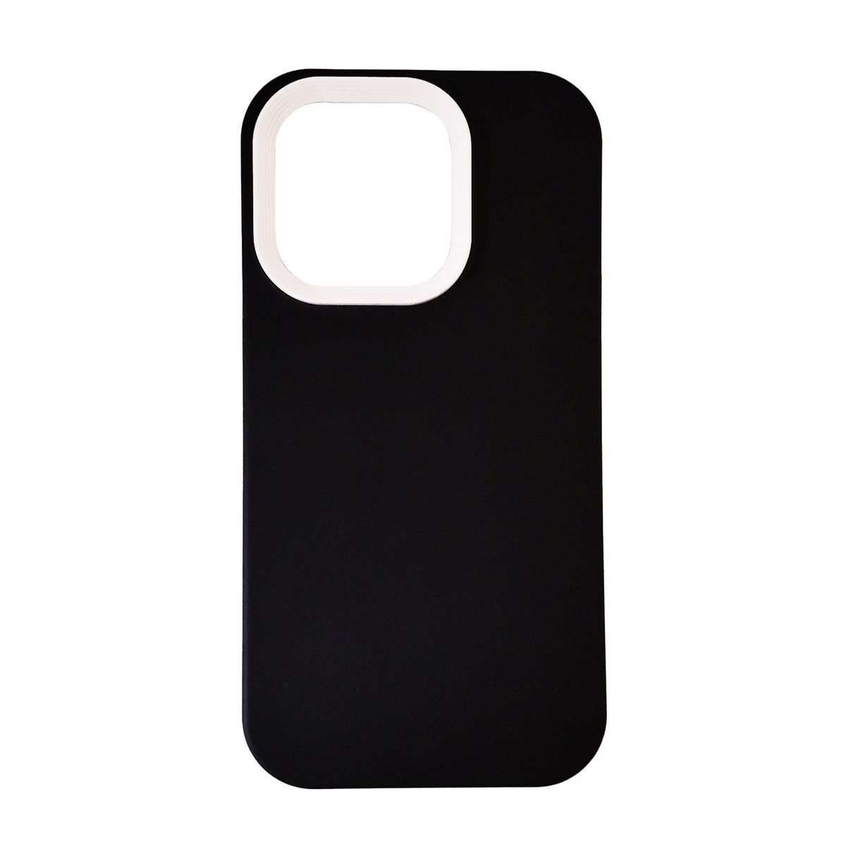 GENERICO - Funda Protector Case Hibrido IPHONE 14 - Negro Blanco