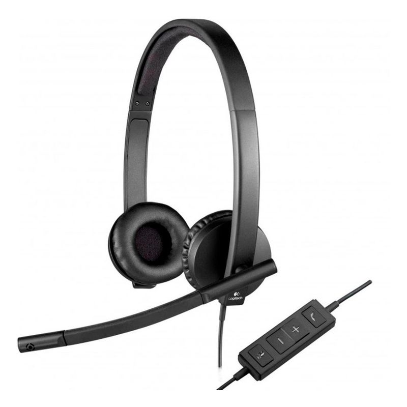 LOGITECH - Audifono con Microfono Logitech B2B H650E USB STEREO BLACK