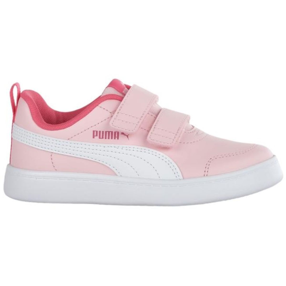 PUMA - Zapatillas Courtflex V2 V PS 371543 25 Rosado para Niña.-