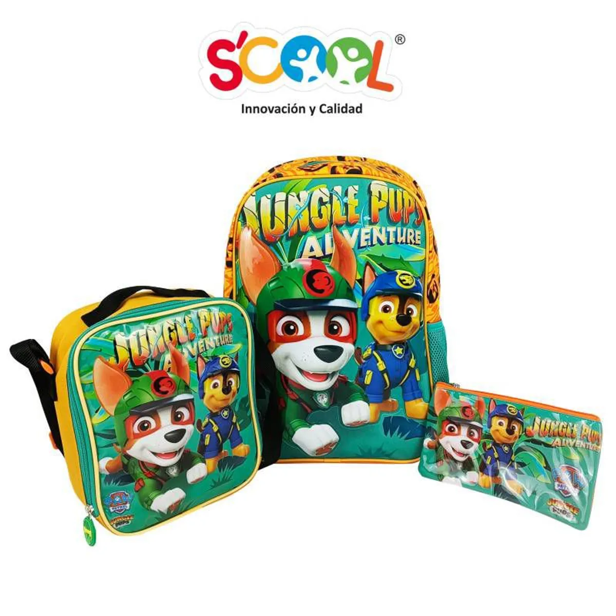 SCOOL - Scool - Set mochila oficio lonchera y cartuchera Paw Patrol