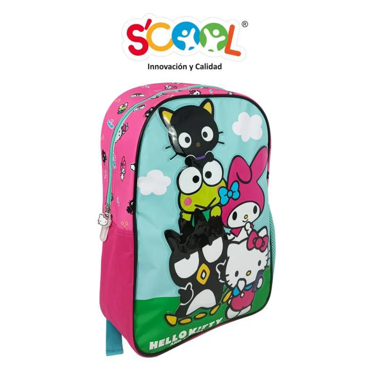 SCOOL - Scool - Set mochila oficio lonchera y cartuchera Hello Kitty