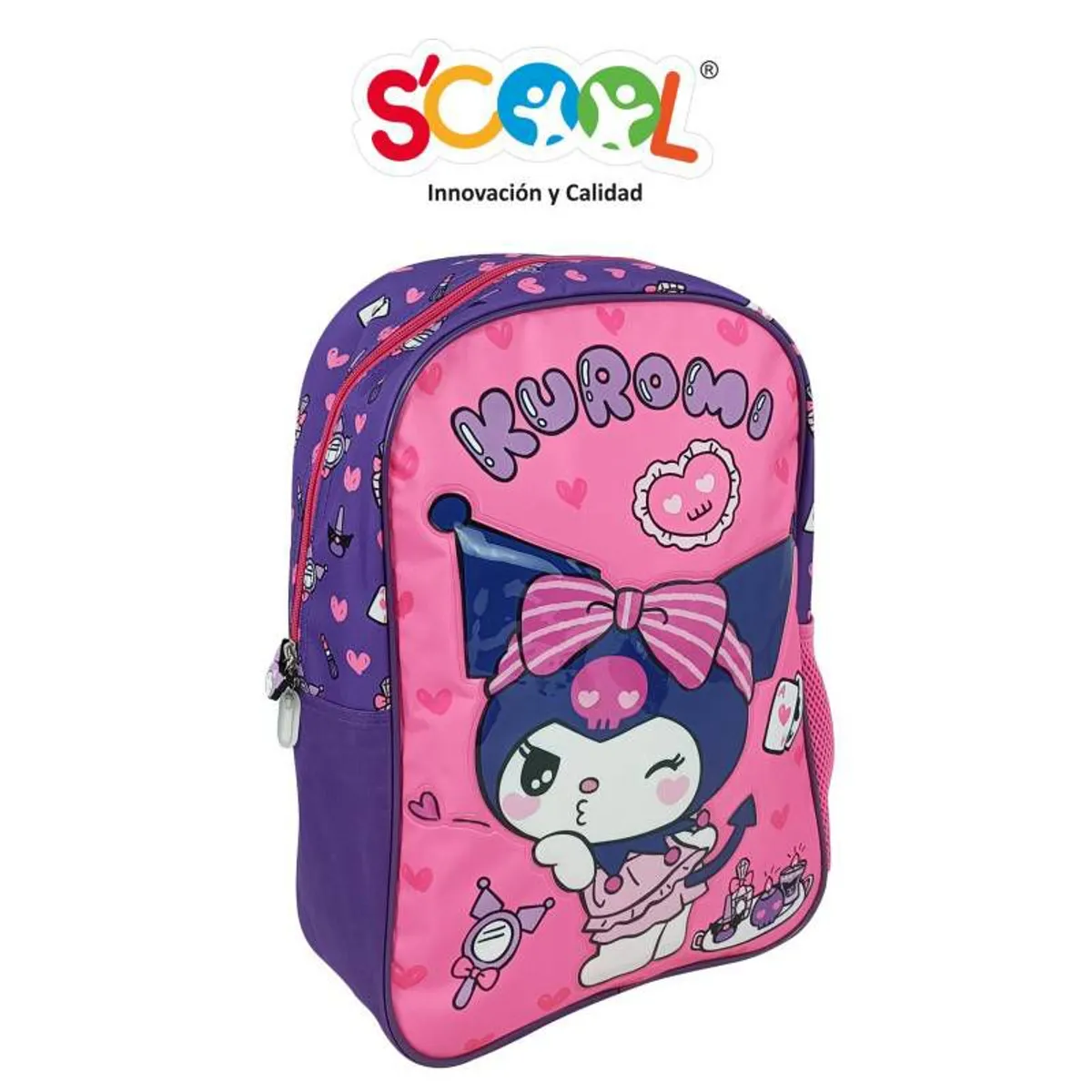 SCOOL - Scool - Set mochila oficio lonchera y cartuchera Kuromi