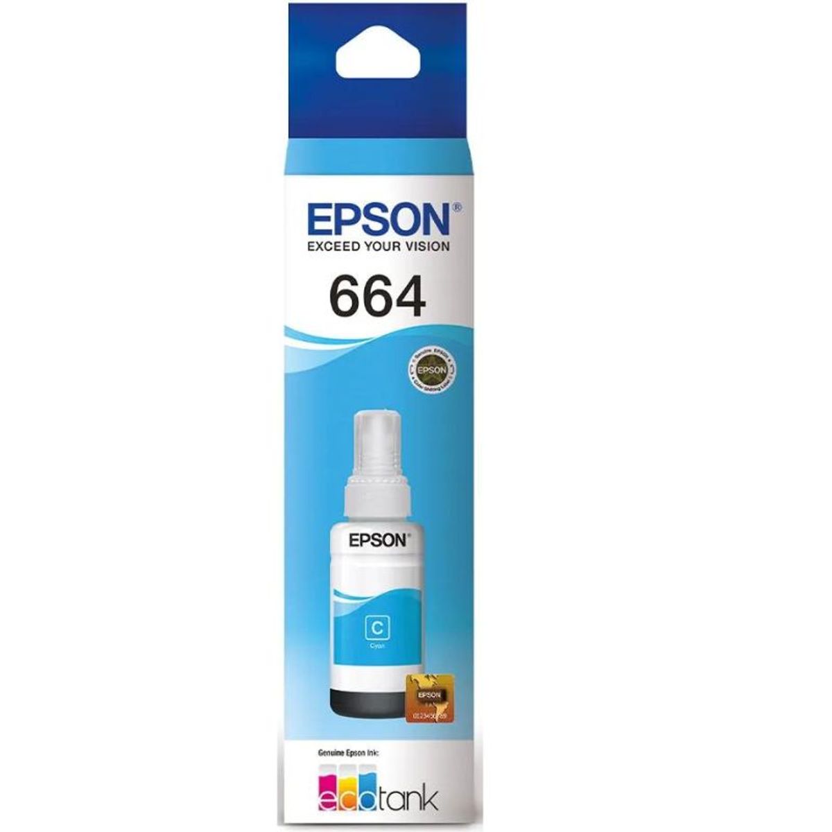 EPSON - Tinta Epson 664 Cyan Botella 70ML