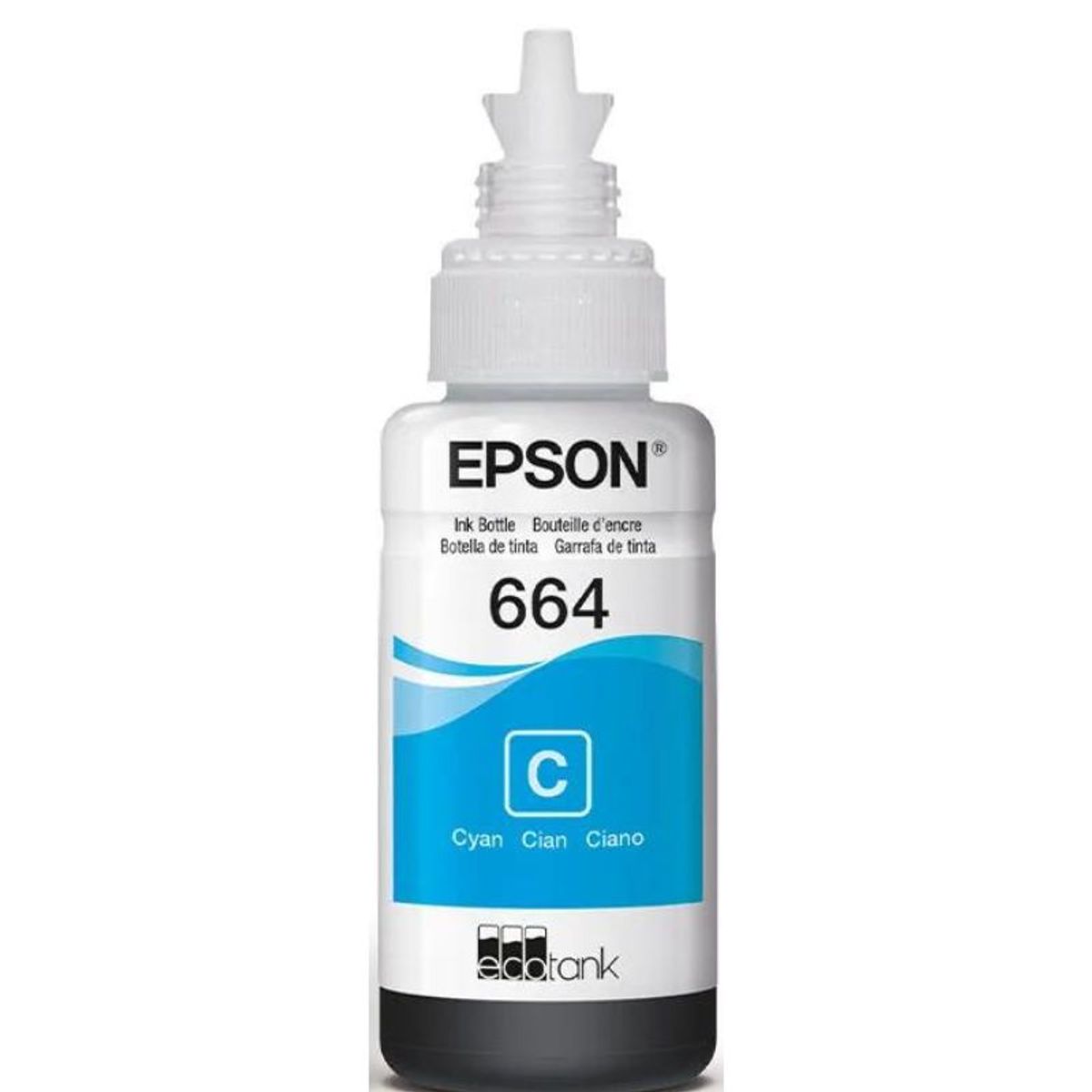 EPSON - Tinta Epson 664 Cyan Botella 70ML