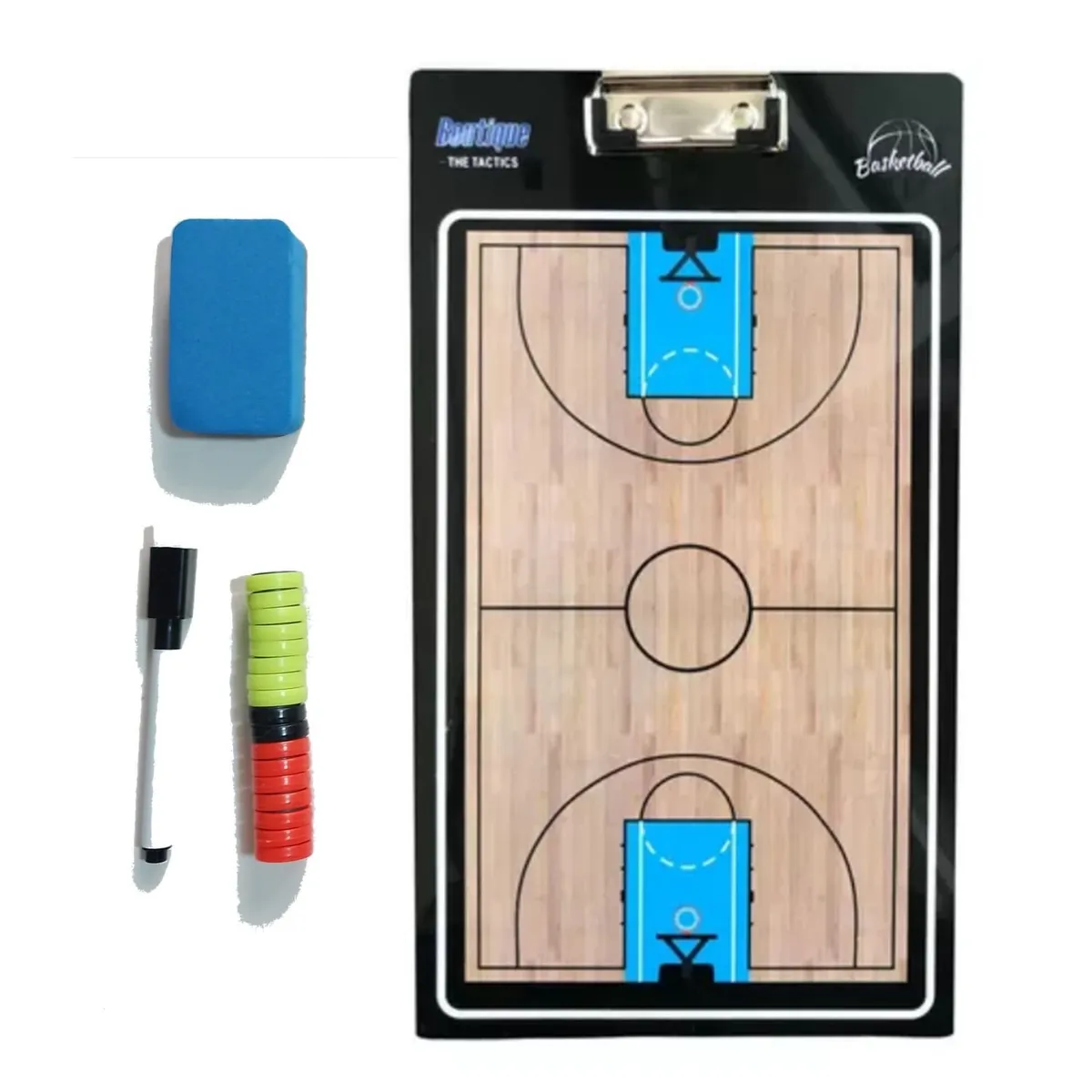 GENERICO - PIZARRA TABLA MAGNÉTICA TÁCTICO PARA ENTRENADOR DE BÁSQUET