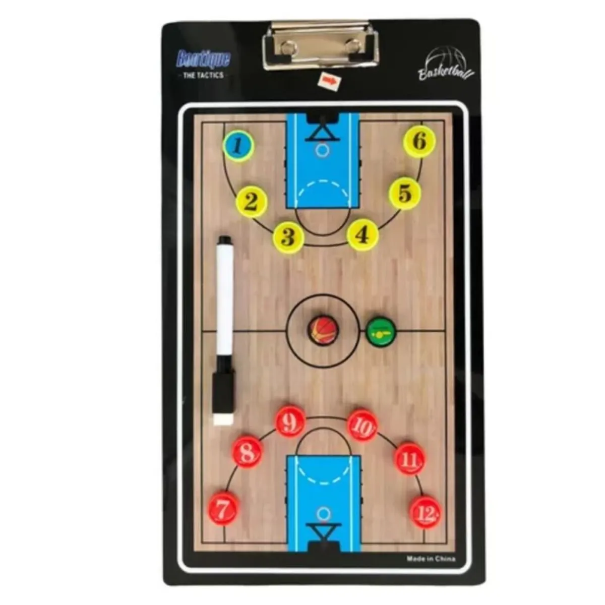 GENERICO - PIZARRA TABLA MAGNÉTICA TÁCTICO PARA ENTRENADOR DE BÁSQUET