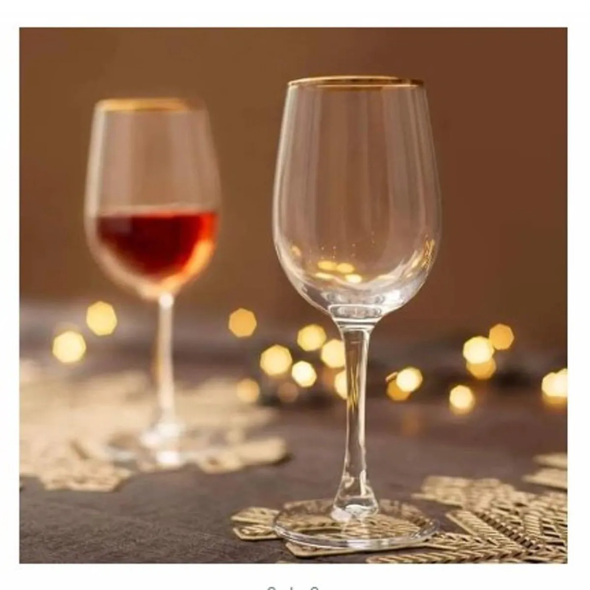 GENERICO - Set de 6 Copas Vino Golden A1