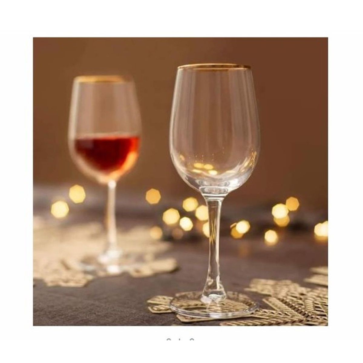 GENERICO - Set de 6 Copas Vino Golden A1