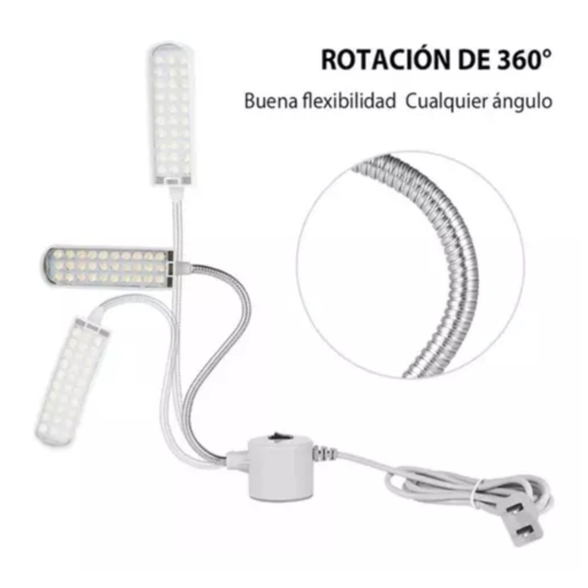 GENERICO - Lampara Para Maquina De Coser 30 Leds Imantada