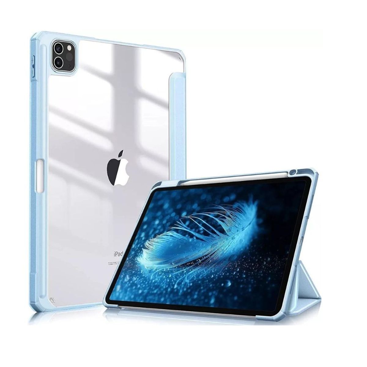 GENERICO - Case Estuche Funda Smart iPad Pro 11 2021 M1 Ranura Pencil