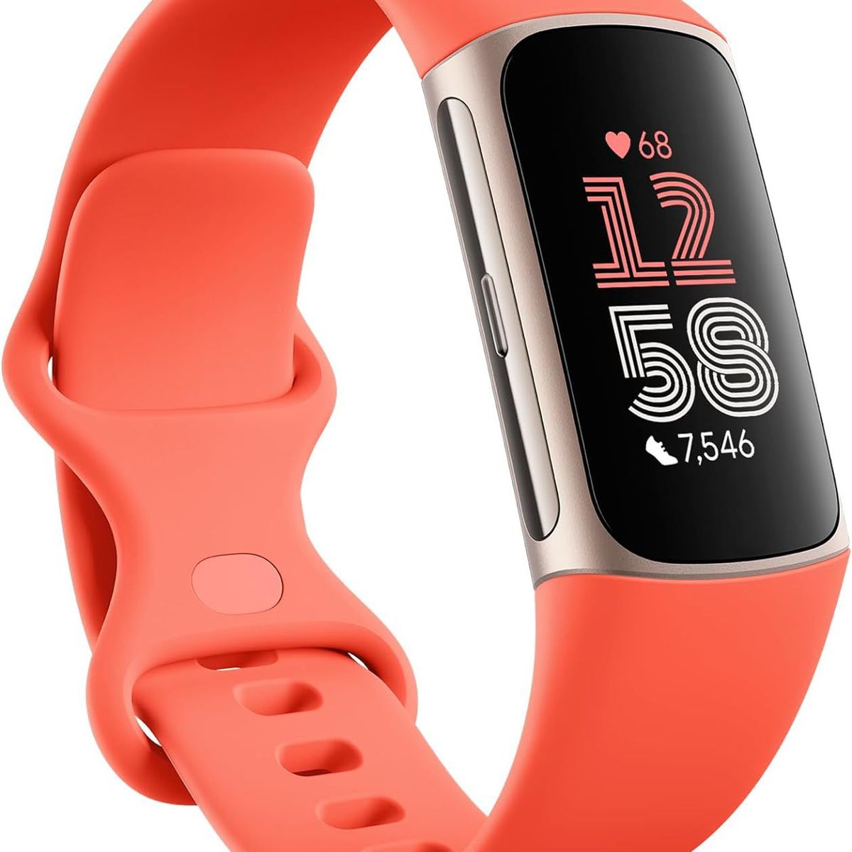 FITBIT - Fitbit Charge 6 Fitness Tracker con aplicación de Google - Corail