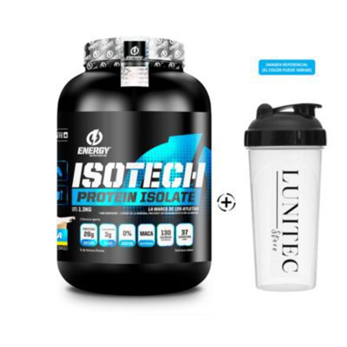 ENERGY NUTRITION - Proteina Energy Nutrition Isotech 1.3 Kg Vainilla + Shaker