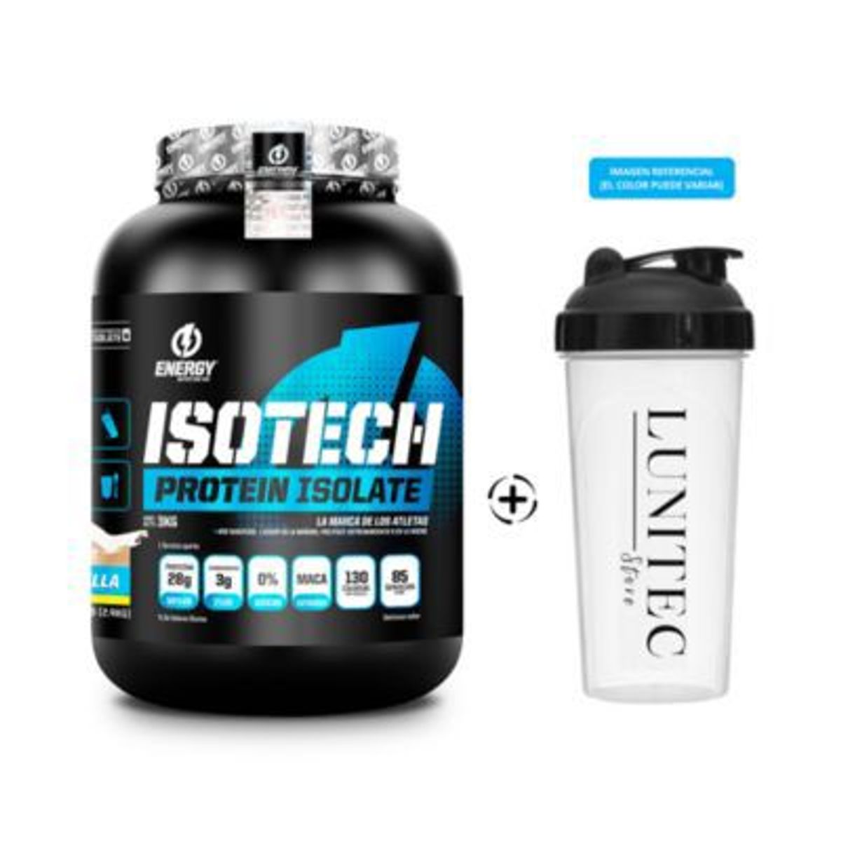 ENERGY NUTRITION - Proteina Energy Nutrition Isotech 3 Kg Vainilla + Shaker