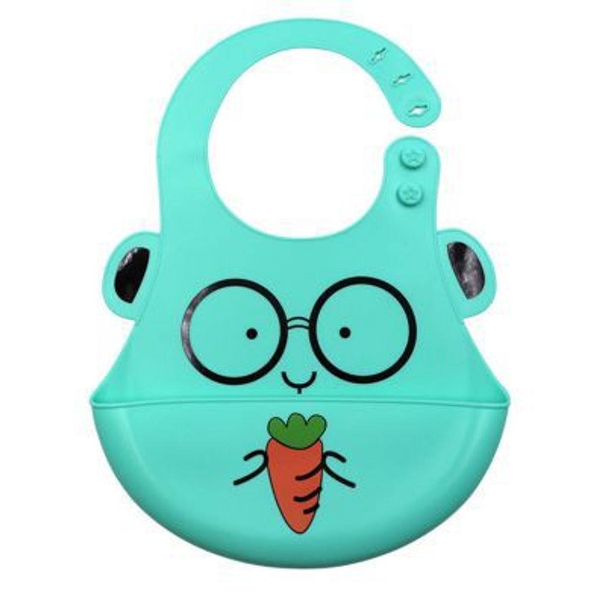 GENERICO - Babero de Silicona para Bebé Verde