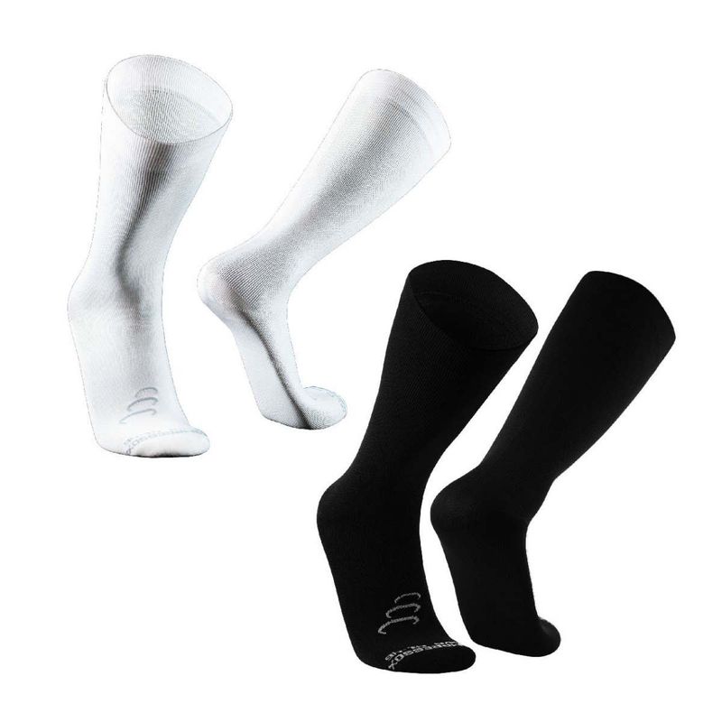 SILVERA NANOTECH - Medias para varices de compresión 15-20 mmHg de algodon antibacterial