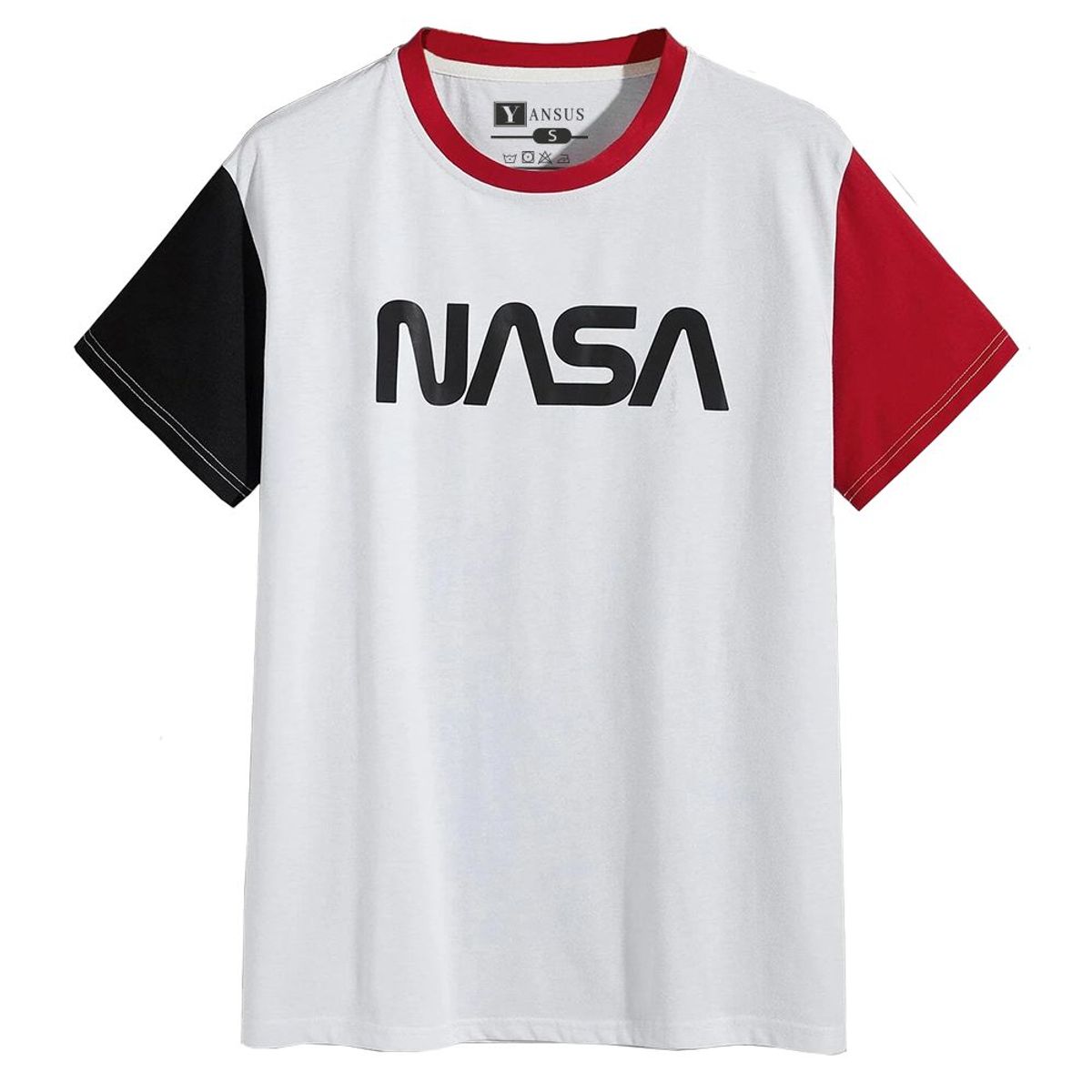 YANSUS - Polo Hombre Yansus Tricolor Blanco Estampado Nasa