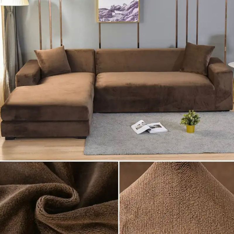 GENERICO - FORRO DE MUEBLE SOFA CAMA CHOCOLATE