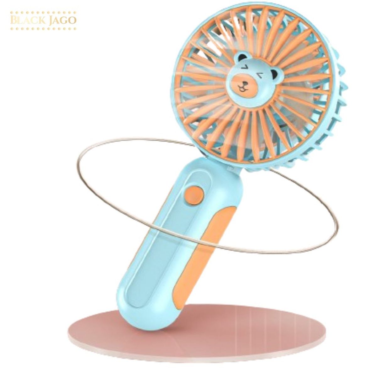 GENERICO - Ventilador kawai usb porta celular Azul