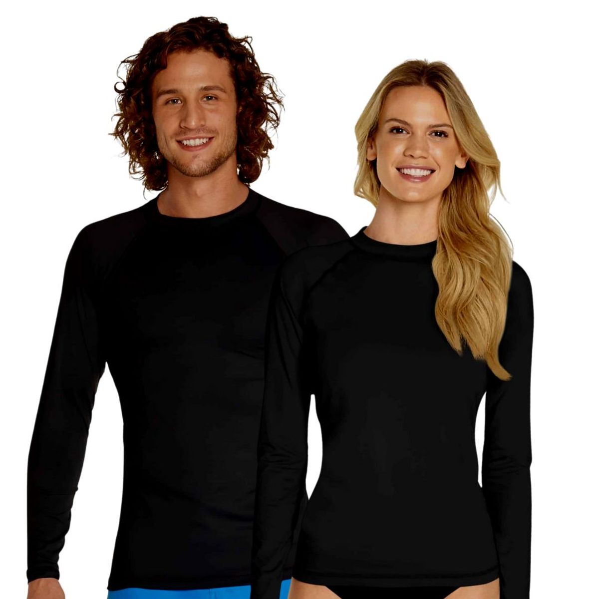 GENERICO - Polo Natacion Unisex Negro  Ropa de baño - Tallas 14 hasta XL