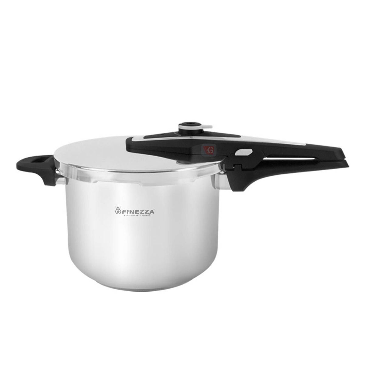 FINEZZA - Olla a presión FINEZZA 6L de acero inoxidable FZ-608AC