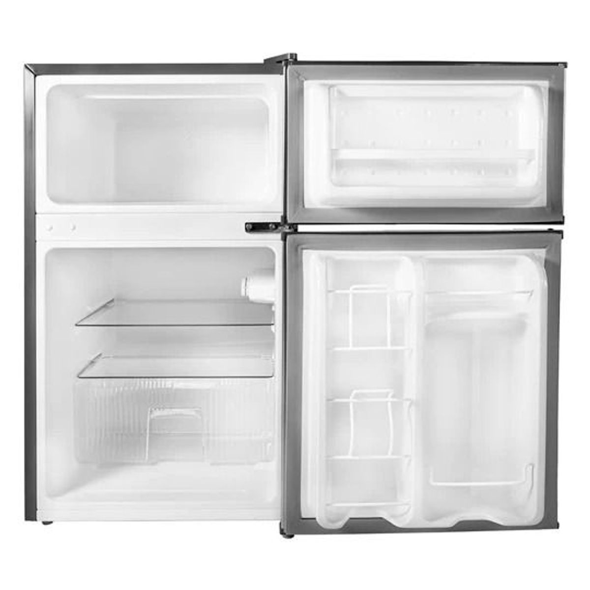 EVOLUTION - FRIGOBAR EVOLUTION BCD-105 LITROS DE 2 PUERTAS SILVER