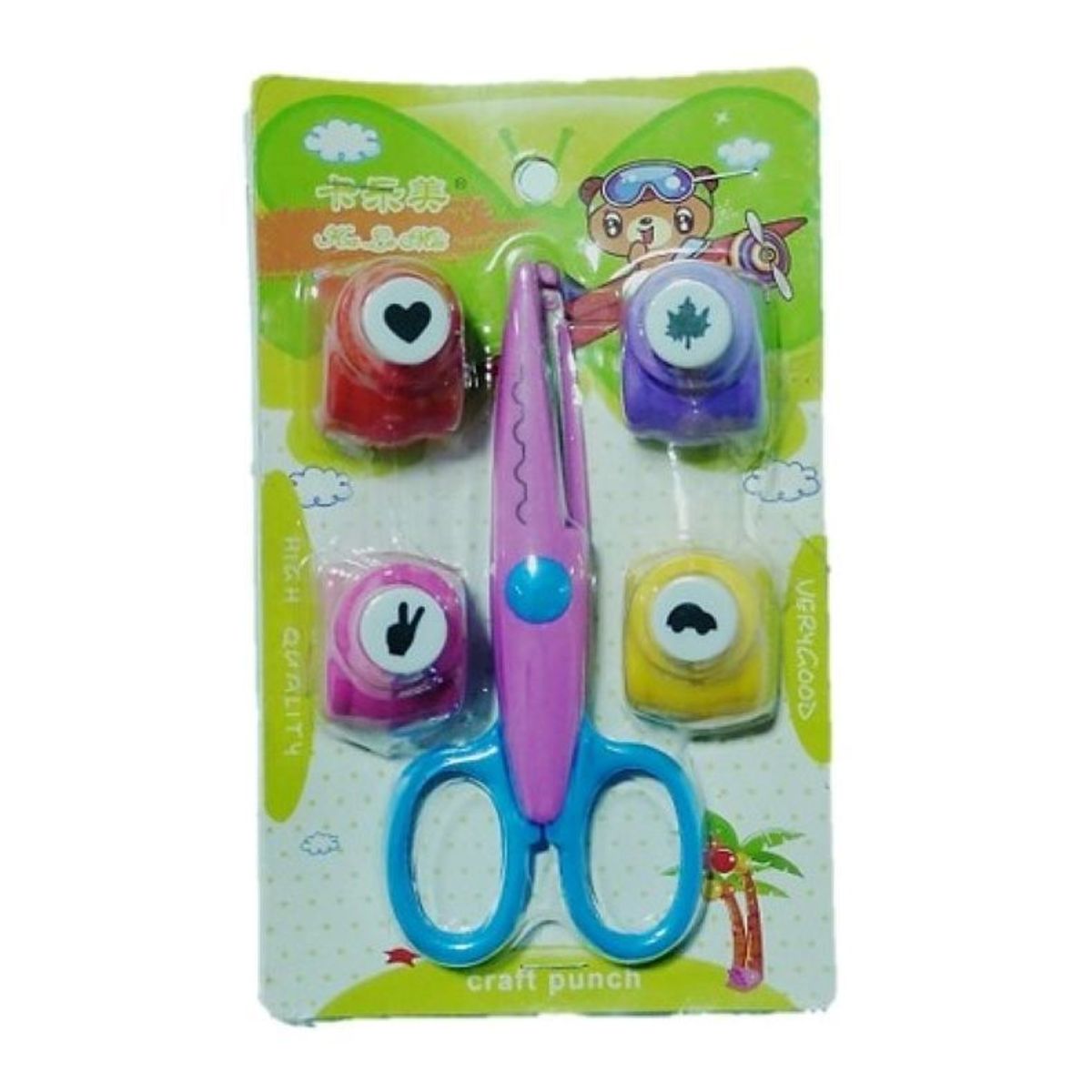 GENERICO - TIJERA CON 4 FERFORADORES  DE FORMAS