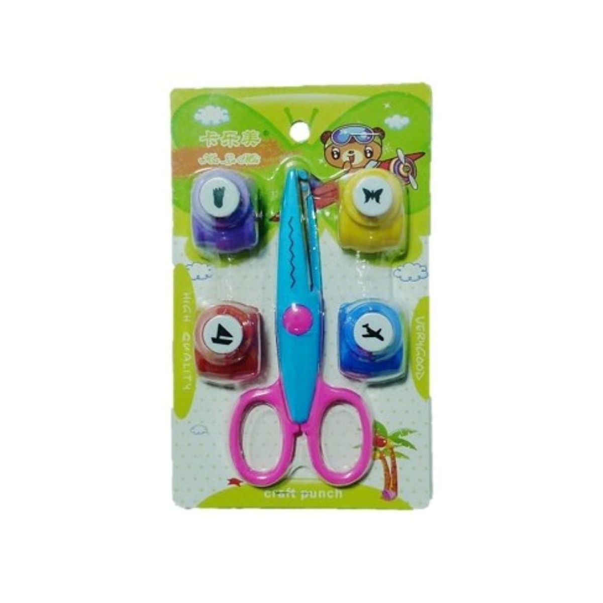 GENERICO - TIJERA CON 4 FERFORADORES  DE FORMAS