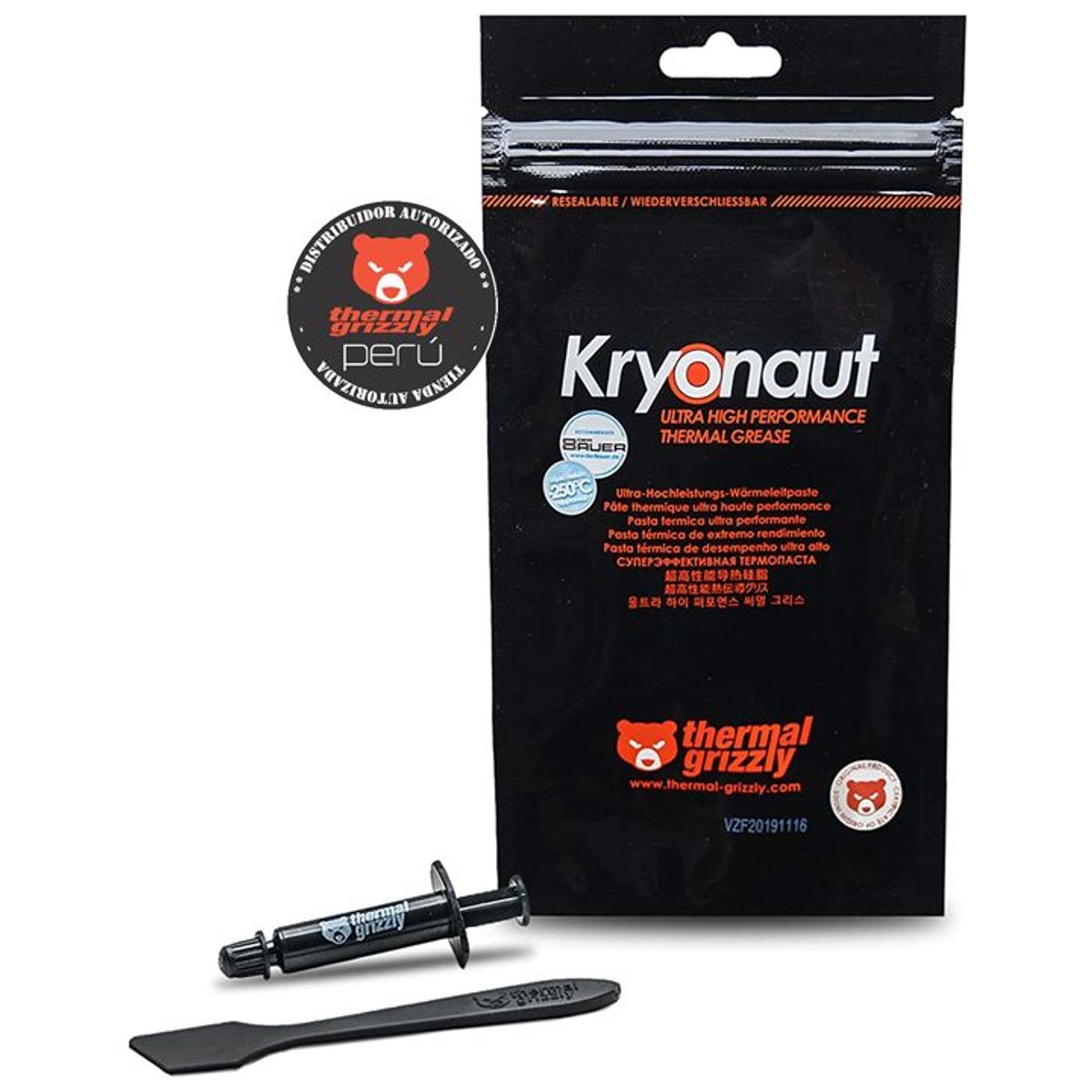 THERMAL GRIZZLY - PASTA TERMICA KRYONAUT 1G 12WATTS