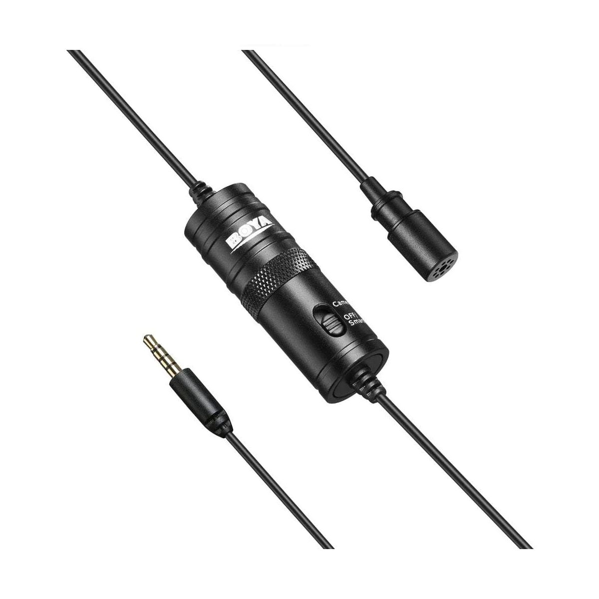 BOYA - MICROFONO DE SOLAPA OMNIDIRECCIONAL BY-M1 BOYA