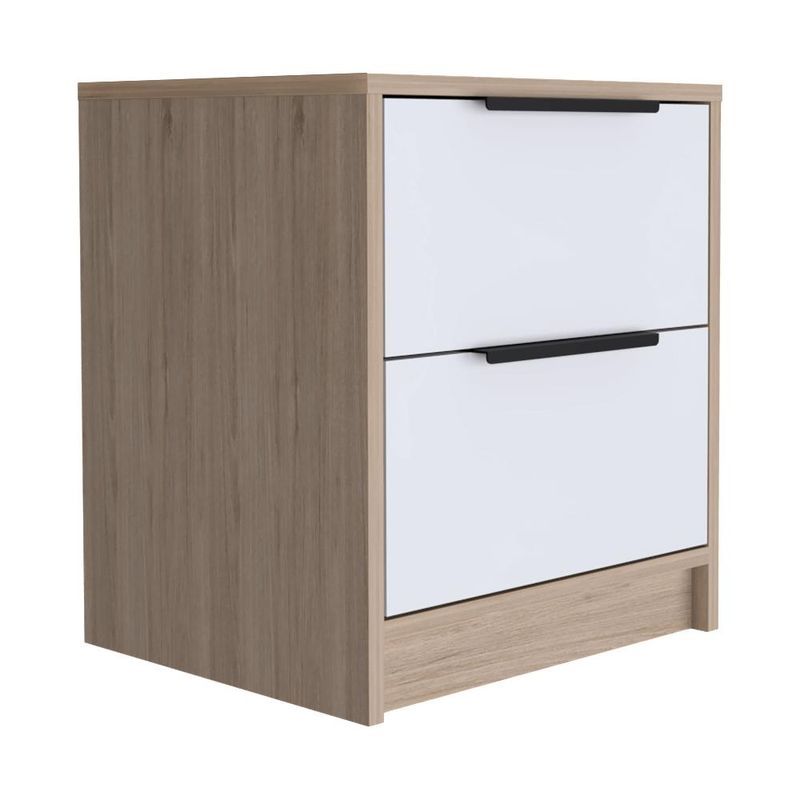 TU MESITA - Mesa De Noche Leia Rovere Blanco