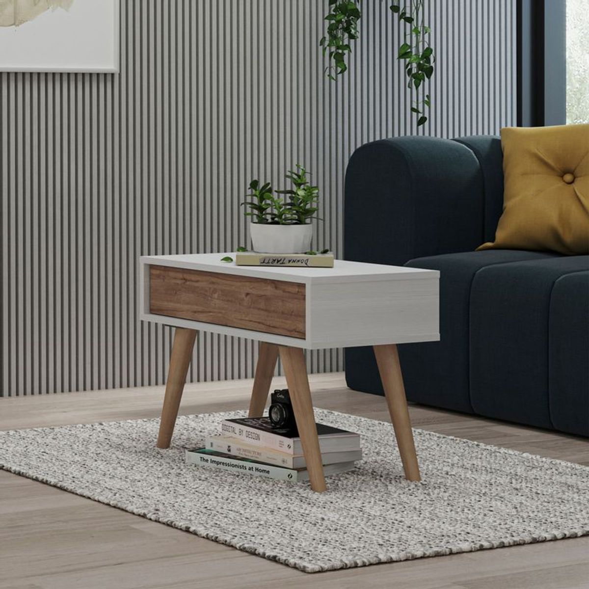 TU MESITA - Velador Mesa de Noche Sora Vintage