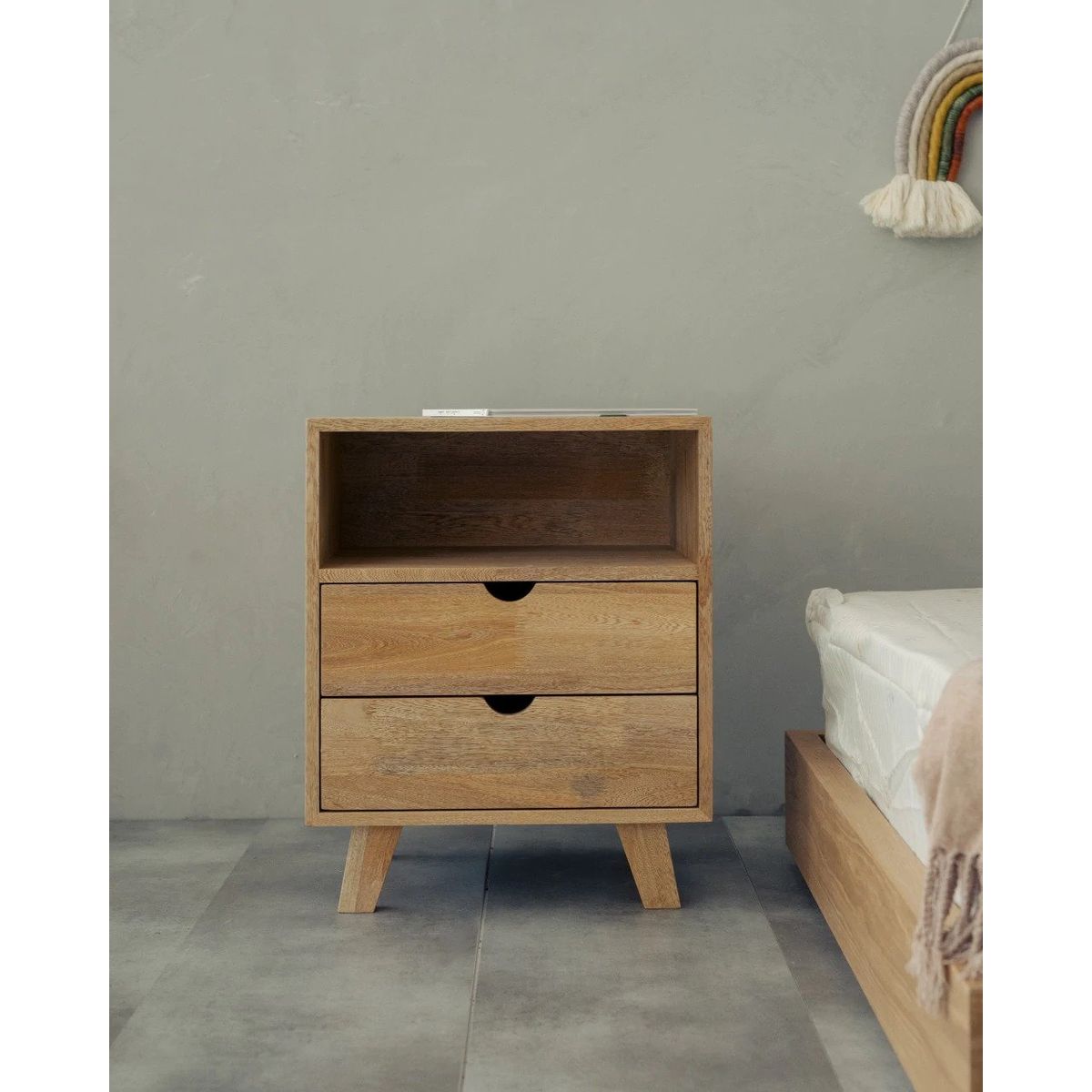 TU MESITA - Mesa de Noche Ramona 2 Cajones