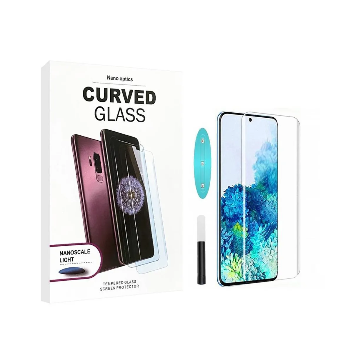 GENERICO - Mica para Samsung S21 Ultra Protector de Pantalla UV Liquid Resistente
