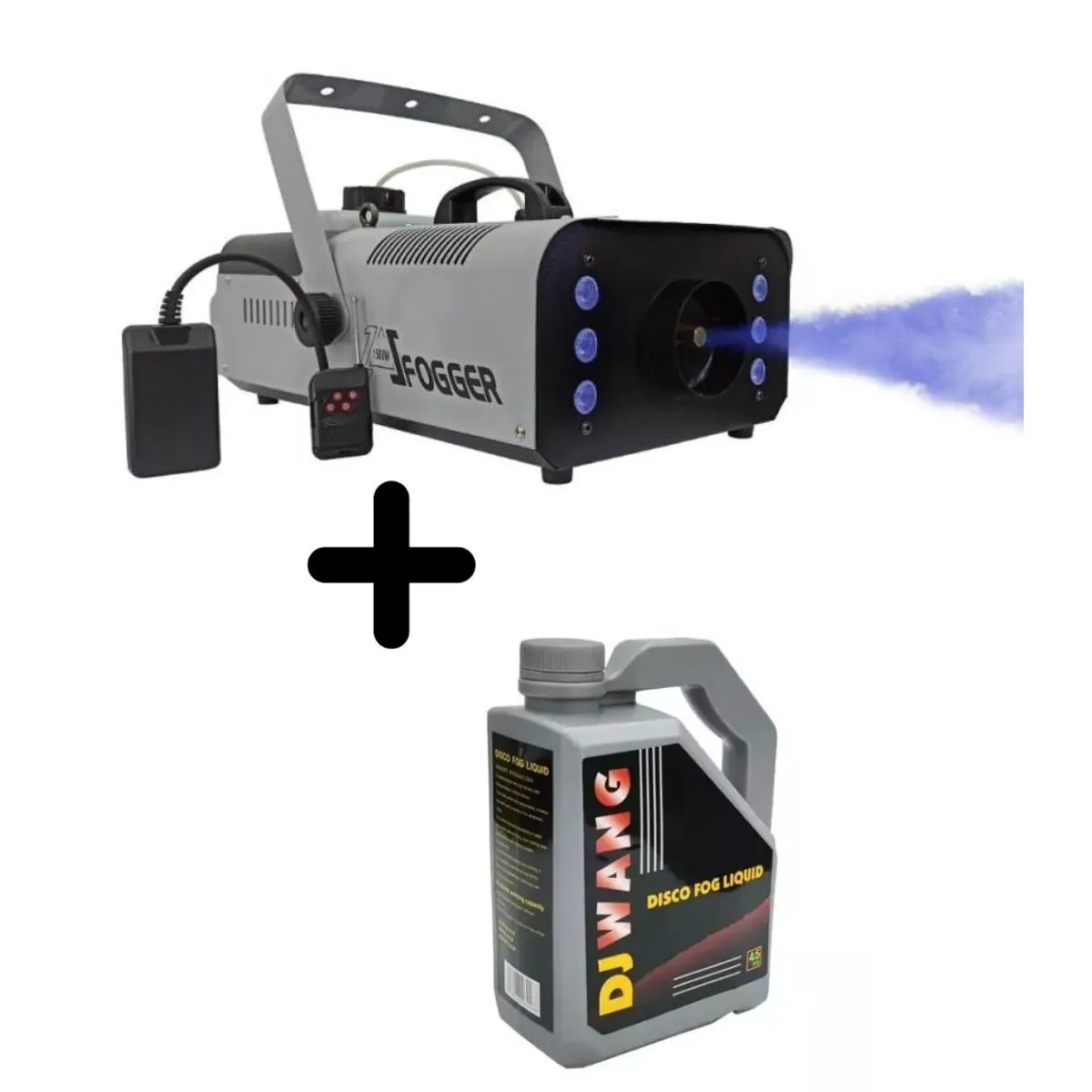 GENERICO - Maquina De Humo Con Led 1800w Doble Control EVENTO FIESTA