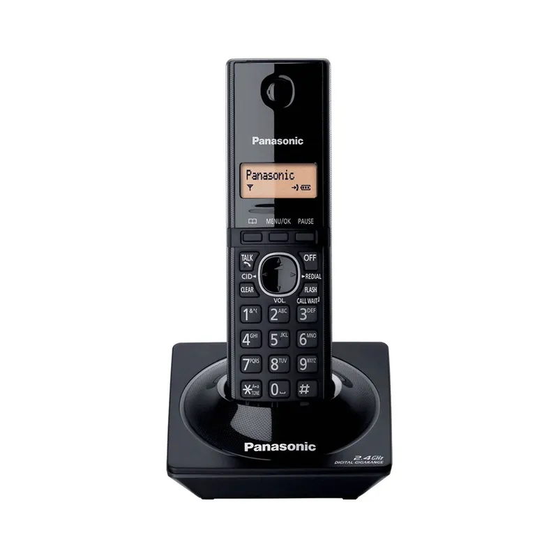 PANASONIC - TELÉFONO FIJO PANASONIC INALÁMBRICO NEGRO KX-TG3451LCB