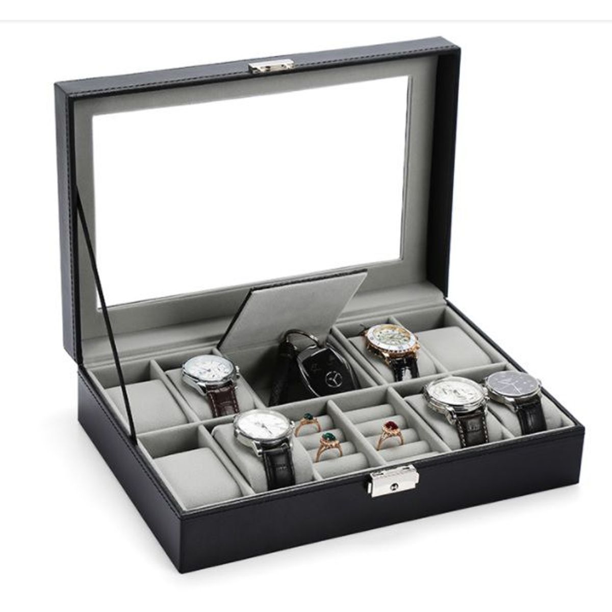 GENERICO - Caja Organizadora de Relojes y Anillos ORG-4
