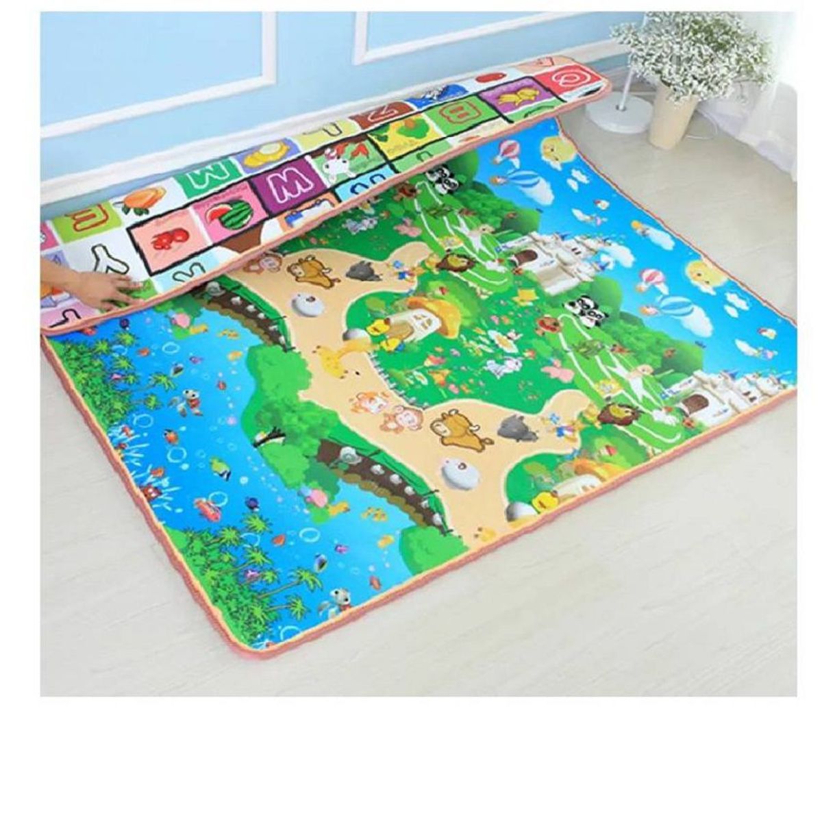 GENERICO - Piso bebe térmico alfombra educativa 180 x 120cm