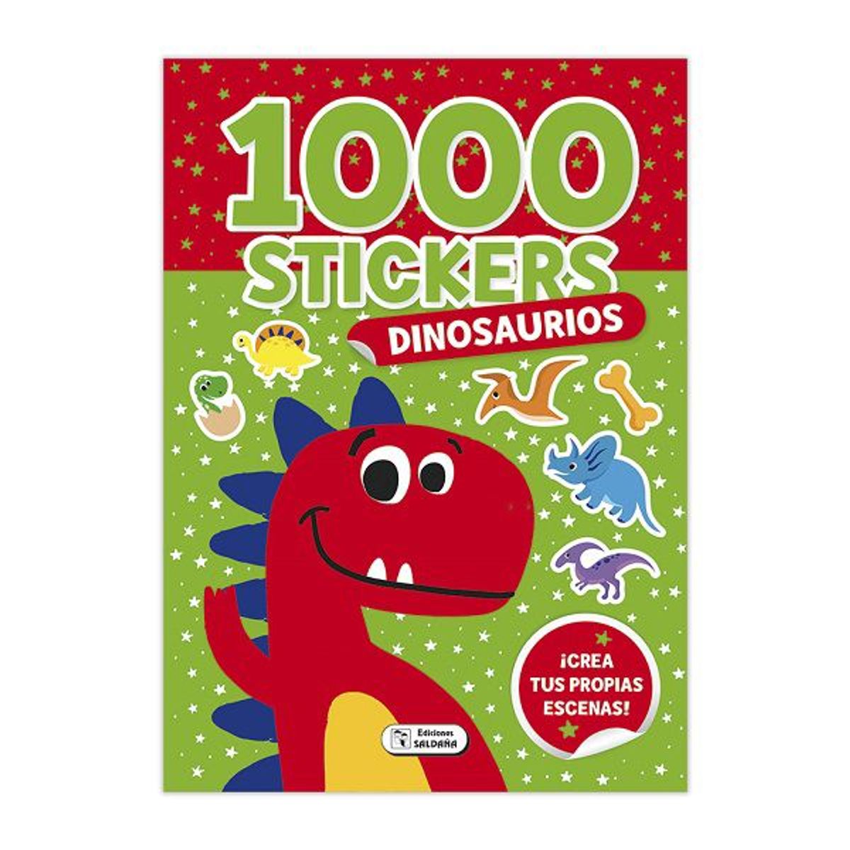 GENERICO - LIBRO 1000 STICKERS dinosaurios