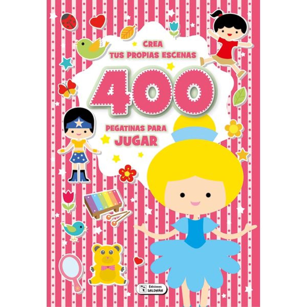 GENERICO - LIBRO 400STICKERS niñas