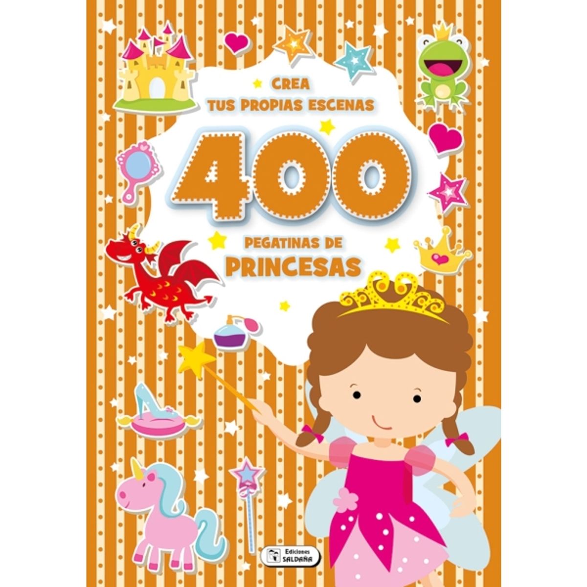 GENERICO - LIBRO 400STICKERS princesas